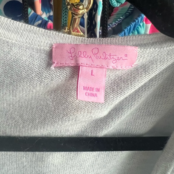 Lilly Pulitzer open cardigan, L - Picture 3 of 4